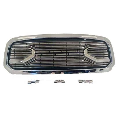 China Exterior Auto Grills 4*4 Truck Accessories ABS Chrome Painted Front Car Grille For Dodge Ram 1500 Aftermarket for sale