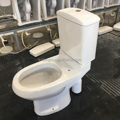 China White Concealed Tank Cover Sanitary Ware Clips 100MM Bathroom WC Two Piece Cheap Toilet for sale