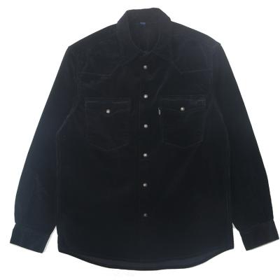 China Mens Heavy Corduroy Shirts Breathable Mens Shirts Long Sleeves Custom Button Up Mens Corduroy Shirts for sale