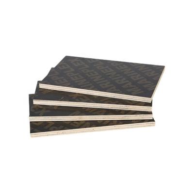 China Modern Black 18mm Film Faced Plywood Poplar Core Plywood For Apartment for sale