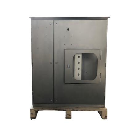 China Outdoor Electronic Equipment Sheet Metal Fabrication Stainless Steel Socket Box Metal Plugging In Box for sale