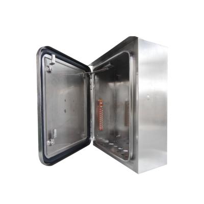 China Sheet Metal Fabrication IP68 Electrical Custom Metal Junction Box Waterproof Stainless Steel Enclosure for sale