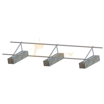 China Al6005-T5 Adjustable Triangle Roof Racking System Solar Panel Solar Panel Flat Roof Mount for sale