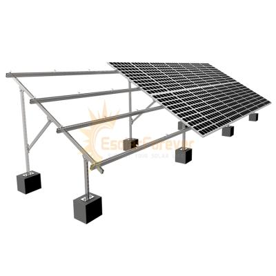 China Cheapest Al6005-T5/SUS304 Factory Galvanized Steel Ground Mounting System PV Ground Mounting Solar System for sale