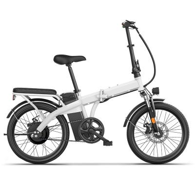 China Carbon Steel Foldable Electric Bike 20t Foldable Electric Bike 48v 20ah Foldable Electric Bike City 350w for sale