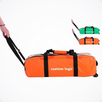 China High Quality Custom OEM Bag Bowling Three Rolling Bag for sale