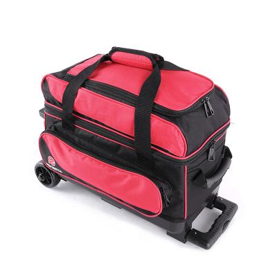 China High Quality Professional Manufacturer OEM Custom Double Ball Rolling Bag With Wheels Roller Rolling Bag for sale