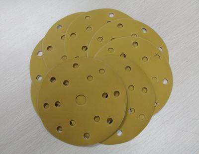 China DH85 Premium Yellow Round Type PSA Abrasive Sanding Disc 5