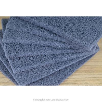 China Auto Paint Gray Nylon NON-WOVEN Abrasive Scrubbing Pad Sheet Paint For Polishing Quality Like Sia Mirka for sale