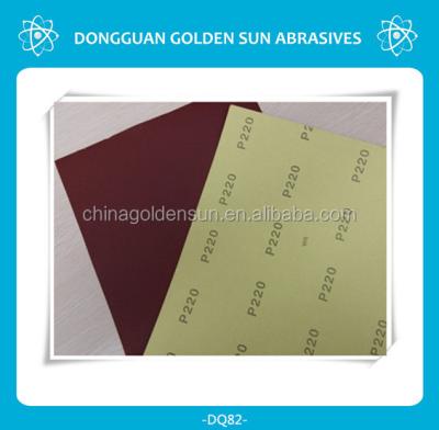 China DQ82 Waterproof Aluminum Oxide Abrasive Sandpaper for sale