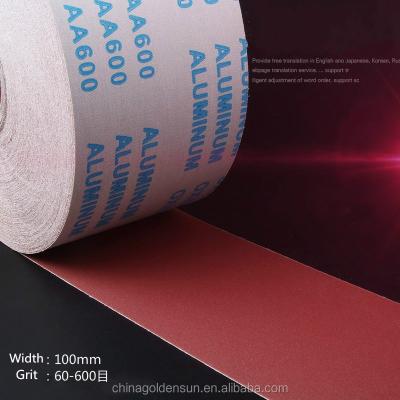 China Can be used with Emery Cloth Roll Manual Abrasive Aluminum Oxide Sand Paper Roll for sale