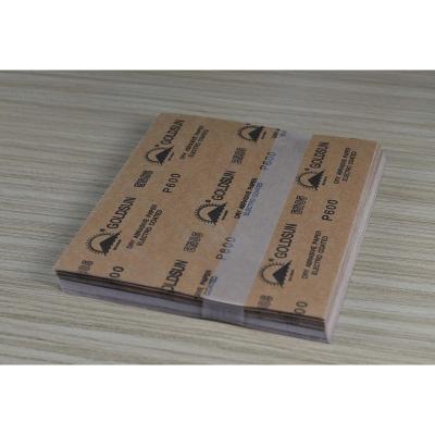 China EN85 Wood Dry Aluminum Oxide Latex Paper Anti-Clog Coated Sandpaper for sale