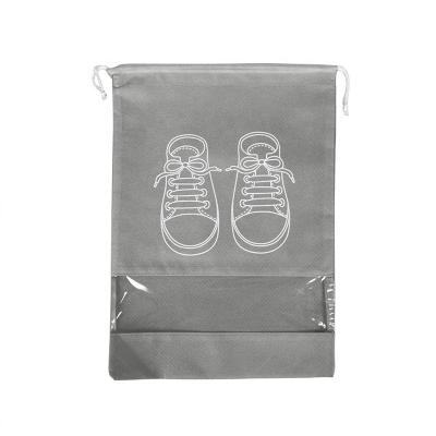 China Wholesale Waterproof Nonwoven Folding Travel Shoe Storage Bag Shoe Storage Organizers Pouch Shoe Bags for sale