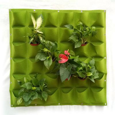 China Mori Southwest Balcony Wall Mounted Multi-Mouth Plant Planting Bag Flower Wall Root Control Bag Green Wall for sale