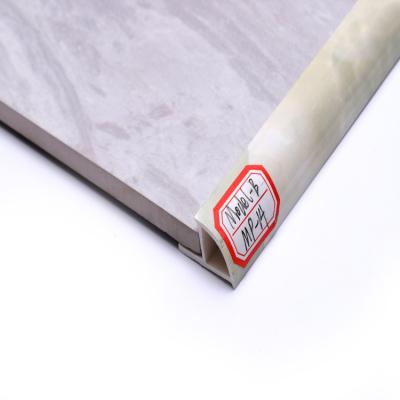 China Misumi Rigid L Shaped Plastic Marble Stone Edging PVC&STONE Tile and Stone Wall Trim for sale