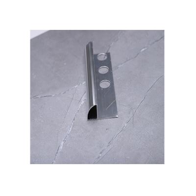 China Misumi Aluminum Profile Rigid Stainless Steel Aluminum Metal Form Edge Curved Corner For Exterior Shaped Tile Trim Bead for sale