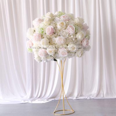 China Events Decoration Customized Artificial Flower Ball Table Centerpieces For Wedding Decoration for sale