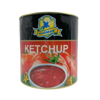 China Hot Selling Delicious Concentrated Ketchup Canned Tomato Sauce OEM / ODM Bottles for sale