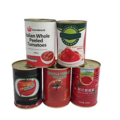 China Factory Direct Selling Fresh And Delicious Peeled Tomatoes Canned Italian Tomato Tomato Sauce for sale