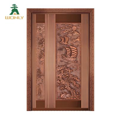 China Steel Swing Door Coated With Copper Door Copper Sheet for sale