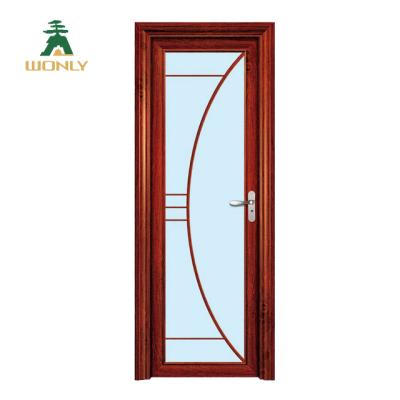 China High Quality Aluminum Swing Door Bathroom Modern Design Aluminum Door for sale