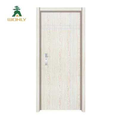 China Low Price Wooden Swing MDF Door Melamine Door MDF Bathroom Door for sale