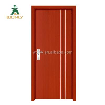 China China Apartment Front Entrance Waterproof High Quality Melamine Wood Door for sale