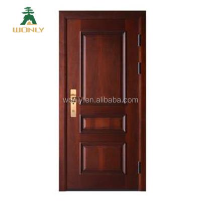 China Wholesale Anti-theft Door Grateful Exterior Steel Wooden External Door Design Exterior Armored Door for sale