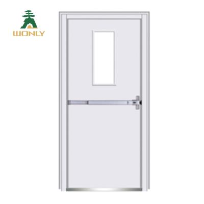 China New Style Fire Retardant Fire Protection Emergency Door Standing Security Stainless Steel Door for sale