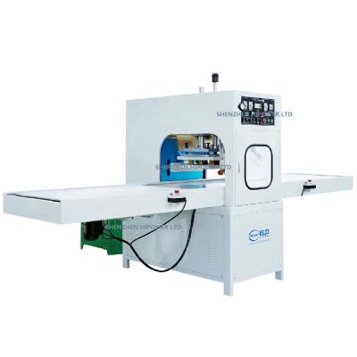 China HR-15KW-30T CLOTHING Automatic PVC Welding And Cutting Machine for sale