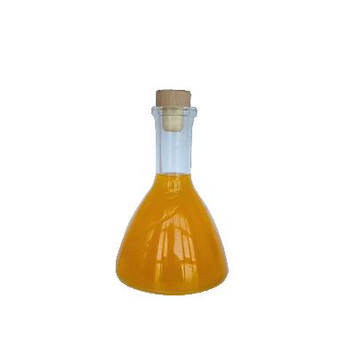 China Food Erlenmeyer Flask Cork Erlenmeyer Flask With Cork Glass Stopper for sale