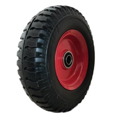 China High quality standard bearing handtruckSolid x2.50-4 PU2504-1 PU foam wheel 8