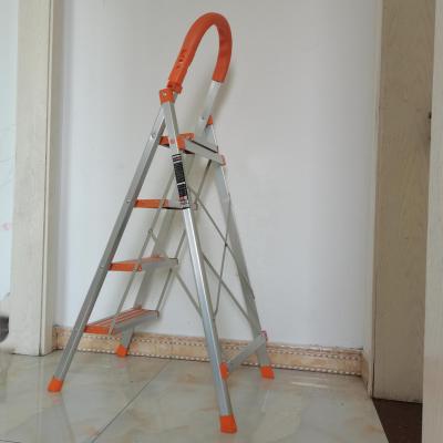 China T3 four steps home hotsale foldable home aluminum ladder for sale