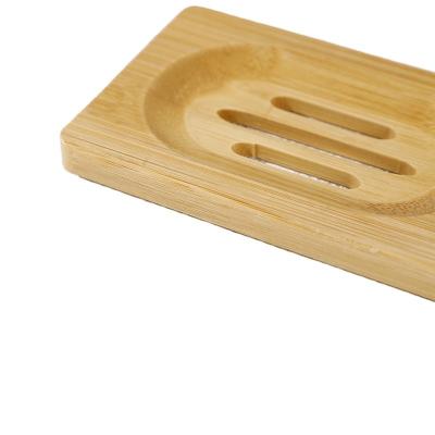 China Bathroom Accessories Soft Bathroom Use Bamboo Soap Dish for sale