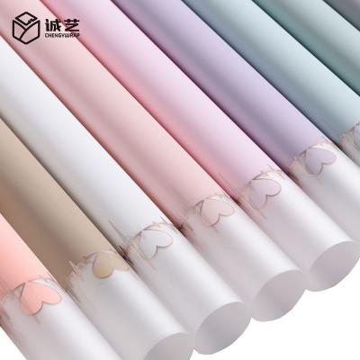 China Heartbea Florist Packaging Flower Wrapping Paper 100% Superior Waterproof Flower Korean Fashion Wrapping Paper for sale