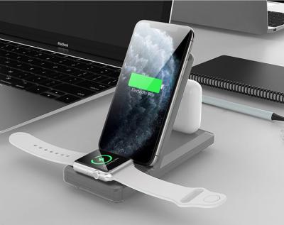 China Wireless Powerbank Custom Print Wireless Charging Charger Cell Phone Watch Wireless Charger for sale