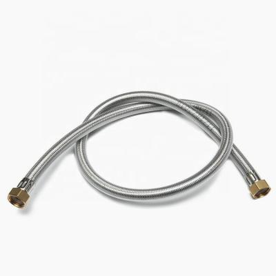 China Flexible Toilet Stainless Steel Water Pipe Portable Toilet Galvanized Cable Wire Hose Metal Braid Metal Braided Hose for sale