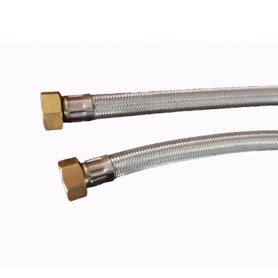 China Toilet Bathroom Kitchen Home Replacement Braided Flexible Stainless Steel Faucet Hoses for sale