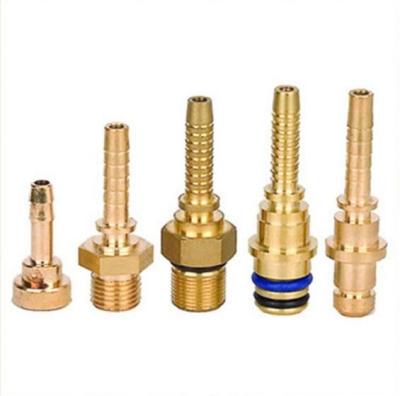 China Factory Aluminum Custom Metal Brass Lathe Turned OEM Copper Fitting for sale