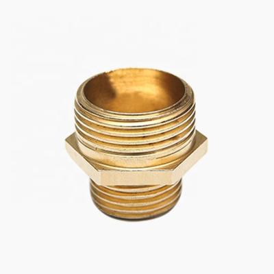 China Pipe Lines Connect High Quality Brass Parts Coupling CNC Fit Custom Precision Turned Parts for sale