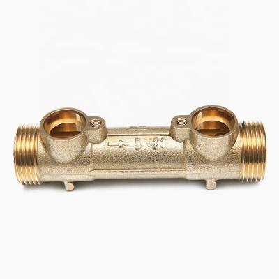 China Pipe Lines Connects OEM Male Connector Parts Pipe Fitting Brass Pipe Fitting Brass CNC Forging Machining Service for sale