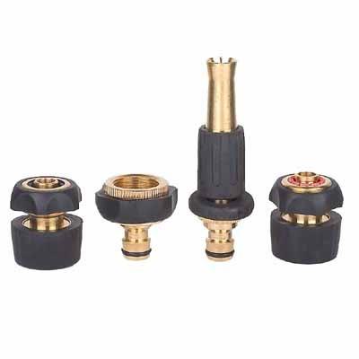 China Industrial Equipment Garden Hose Connector Brass Adjustable Spout for sale