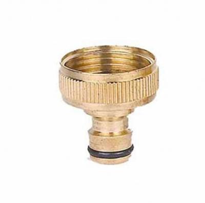 China High Quality Custom Machining Garden Irrigation Parts CNC Female Thread Brass Connector for sale