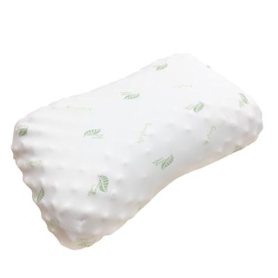 China New Natural Anti Dust Mites Latex Pillow Neck Massage Wave Soft Bound Pillow for sale