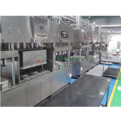 China Restaurant Pulp Wheat Straw Pulp Meal Box Making Molding Machine for sale