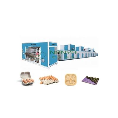 China Factory Paper Egg Box Egg Carton 12 Pulp Molding Making Machine for sale