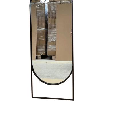 China Contemporary Oval Tube Frame Iron Mirror 8-17mm Factory Price for sale