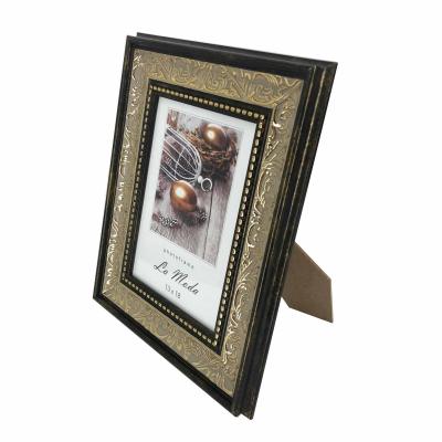 China Plastic Deep Wall/Decoration Desk Black Scoop Picture Frame, 8 x 10 inches with Optional Normal Pattern Sensitive Width Custom Photo Frame for sale