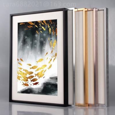 China Custom Alluminum Scrapbook Picture Frame Color Aluminum Material for sale