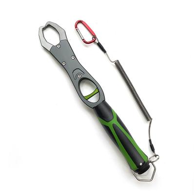 China Outdoor Fishing Tackle Multi Purpose Handle Fish Lip Gripper Plastic Pliers Tackle Tool for sale